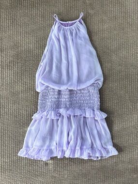 These Thee Smocked Ruffle Mini Dress - Size S